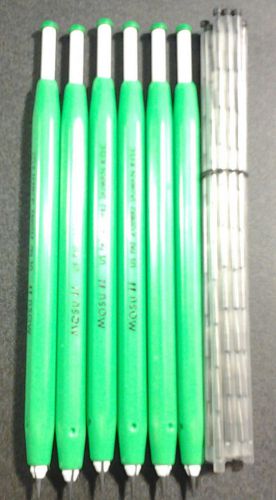 6 mechanical pencils instant automatic pencils with tube leads normal writing