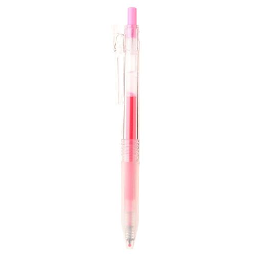 MUJI MoMA Gel ballpoint pen knock type 0.5 CHERRY PINK from Japan New