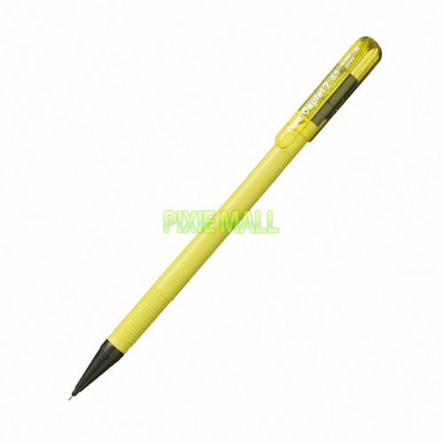 Pentel a105 caplet 2 0.5 mm automatic mechanical pencil - yellow for sale