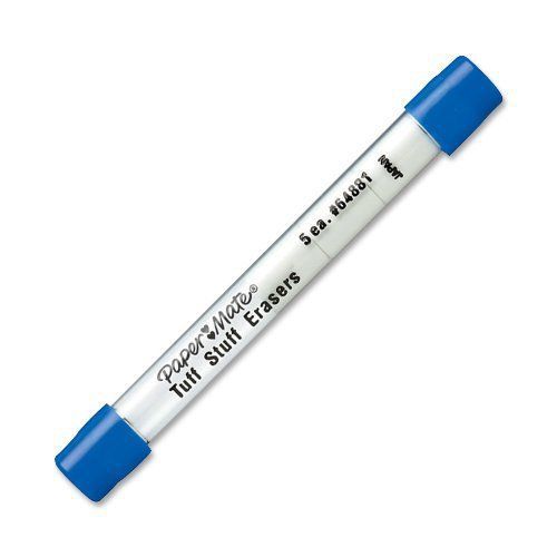 Paper mate tuff stuff eraser refill - lead pencil eraser - 5/tube - (pap64881) for sale