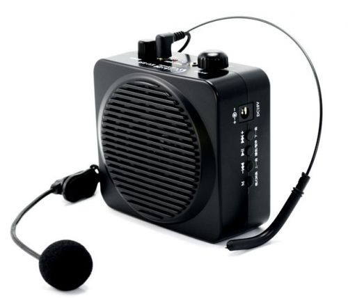 18w portable waistband voice booster mini pa amplifier loudspeaker fm mp3 for sale