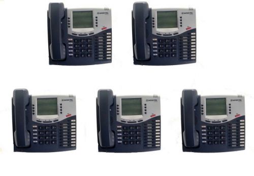 (5) Inter-Tel Axxess 550.7300 Large Display Phone 90 Day Warranty