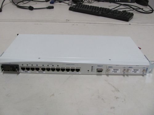 Adtran mx410 multiplexer m/n: 1189500l1 w/ 2x power supply psu modules 1189501l1 for sale