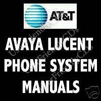 AT&amp;T ACS II Partner Phone System Manual Guide Lucent Avaya + Mail Endeavor DVD