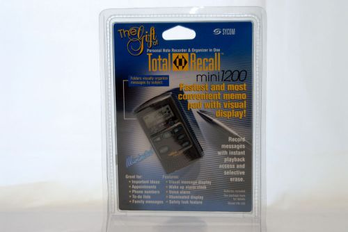 Total Recall Personal Note Recorder &amp; Organizer in One Mini 1200