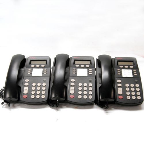 Lot of 3 Avaya 4406D+ Business Telephone Digital Display