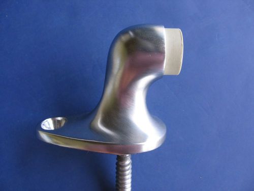 Ives heavy duty door stop bumper brushed nickel solid brass new for sale