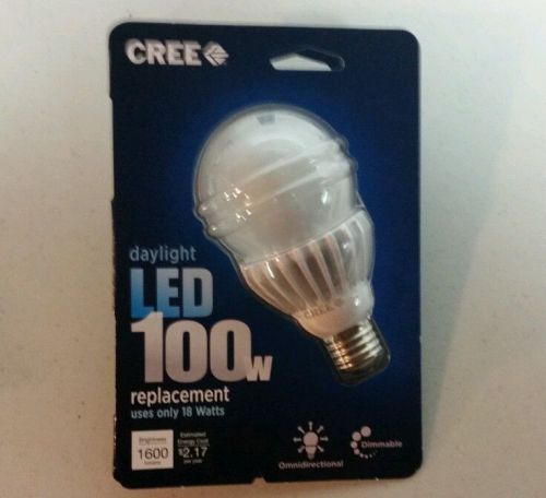 Cree 18-Watt (100W) Daylight (5000K) LED A21 Dimmable Light Bulb FREE SHIPPING!