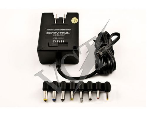 VM1898 Universal AC to DC Adapter Converter for Worldwide Use with 100V  110V