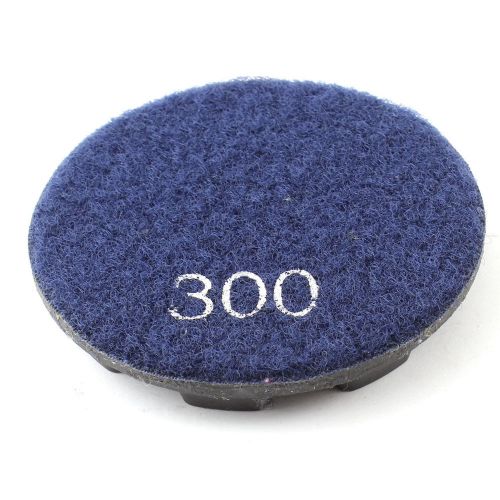 Navy Blue Concrete Stone Marbles Diamond Polishing Pad Grit 300 3 Inch Diameter