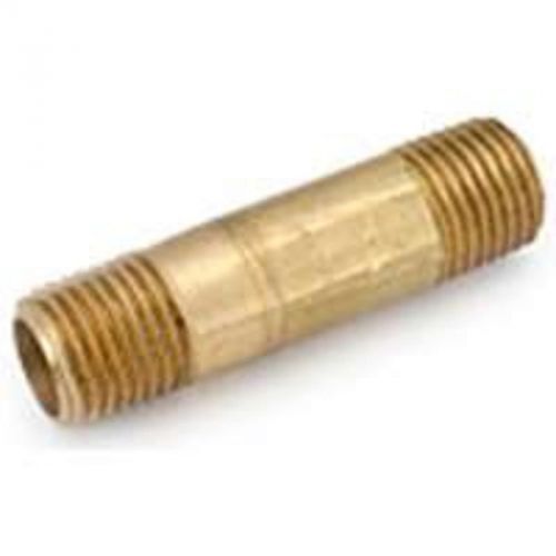 1/2x4-1/2 nipple rb anderson metal corp brass pipe nipples 38300-0845 for sale