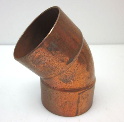 New epc 3&#034; copper 45 degree elbow id: 3-1/8&#034; x 3-1/8&#034; fitting for sale