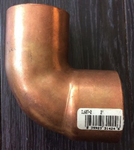 NIBCO 2 inch 90 Degree Copper Street Elbow - NEW 2&#034; Plumbing Fitting