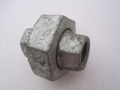 1 1/2&#034; long galvanized union fast shipping center hole diameter 1/2&#034; for sale
