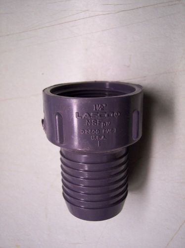 1 lasco 1435-015 1 1/2&#034; barbed insert female threaded adapter pipe fitting for sale