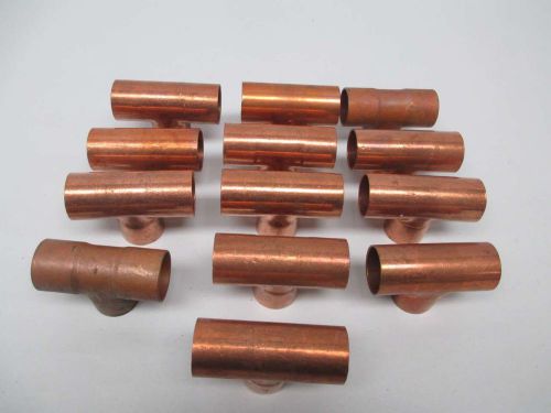 LOT 13 NEW EPC ASSORTED COPPER TEE FITTING D349685