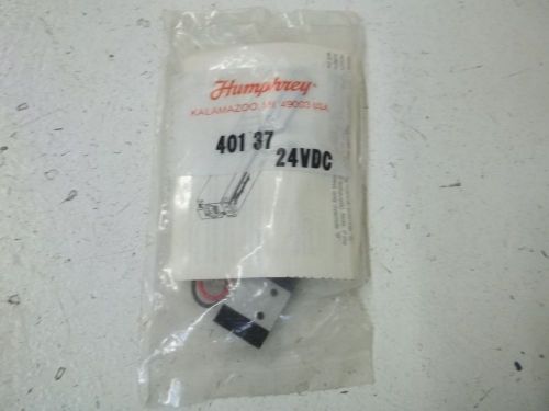 HUMPHREY 40137 MICRO SOLENOID VALVE 24VDC *NEW IN A FACTORY BAG*