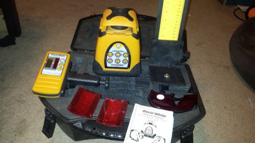 David White 3150 Self Leveling Rotary Laser Level Package