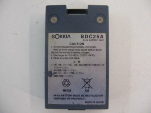 Sokkia bdc25a battery for sokkia total stations set5a set5e set5f set5w set5ws for sale