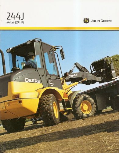 Equipment brochure - john deere - 244j - wheel loader - 2010 (e1638) for sale