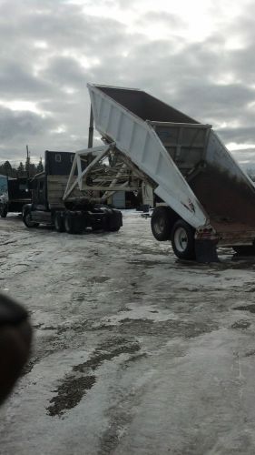 1988 voight combo 20 cy belly bottom end dump trailer for sale