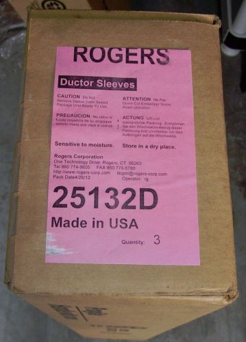 3M Rogers Ductor Dampening Sleeves 25132D, Case of 3 for Heidelberg SORM SORMZ