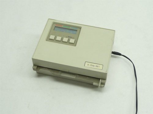 X-RITE 881 AUTOMATIC PHOTOGRAPHIC CONTROL STRIP DENSITOMETER