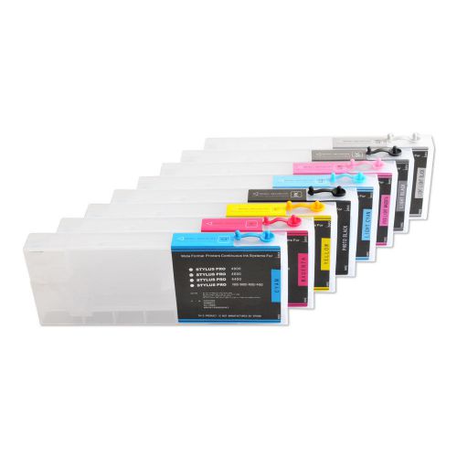 4pcs/set Epson Refilling Ink Cartridge for Epson Stylus Pro 4400/4450 + funnels