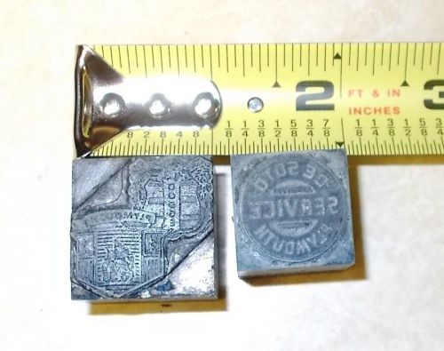 De Soto Dodge Plymouth Shield Letterpress Printing Printers Block