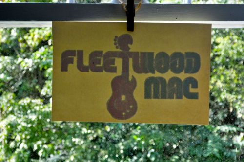 NOS Rare HTF Vintage Fleetwood Mac Iron-on T-Shirt Transfer 