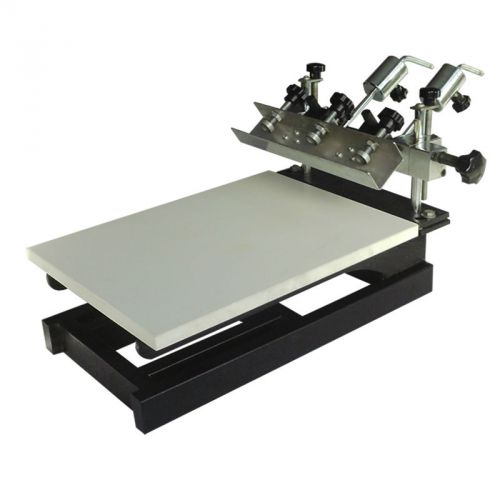 1 color 1 station silk screen printing machine 3 pallets fine adjust t-shirt diy for sale