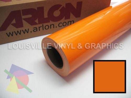 1 roll 24&#034; x 5 yds light orange arlon 5000 sign cutting vinyl for sale