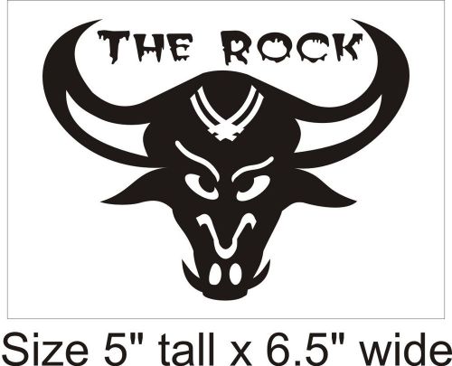 The rock bull  funny car vinyl sticker decal truck bumper laptop fac - 1025 for sale