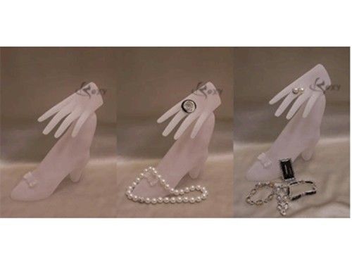 2 pcs sand glass jewelry display hand and foot #jw-d29-2 units for sale