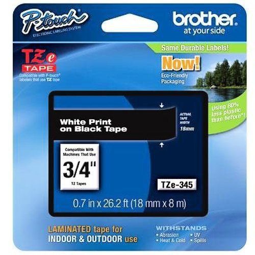Brother printer brttze345 p-touch tz/tze series standard adhesive for sale