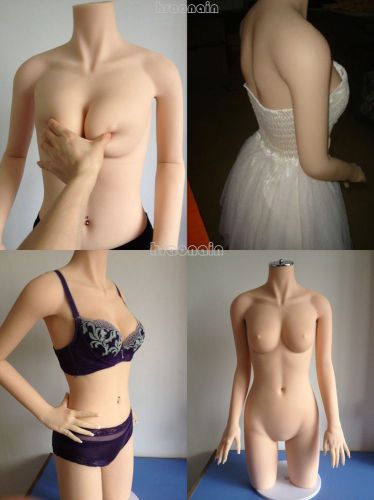 Lifesize dummy/soft/female fiberglass mannequin torso with arms form display #12 for sale