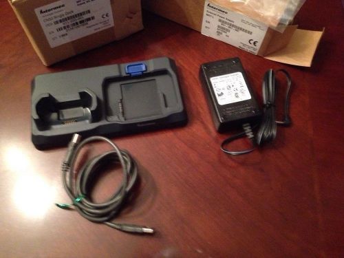 New Intermec CN50 single dock cradle 871-033-001 AD27 ,Power Supply &amp; USB cable