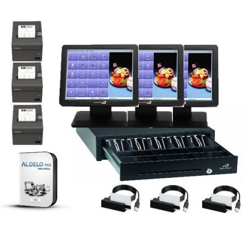 Bematech Logic Controls All-In-One Restaurant Bar Pizza POS Window 7 POS Ready