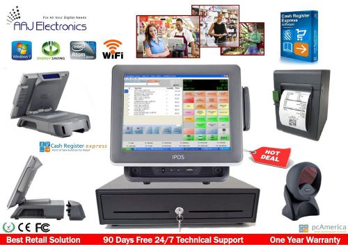 Retail all-in-one point of sale complete system pc america cre for sale