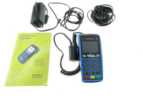 CHASE Blue Ingenico iCT250 Paymentech Credit Card Terminal with Accessories