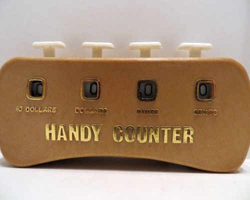 Vintage Plastic Handy Counter Money Machine