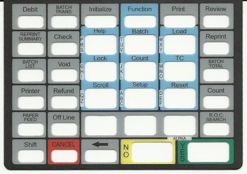 Hypercom / Equinox T7 Plus Overlay - 700304-014