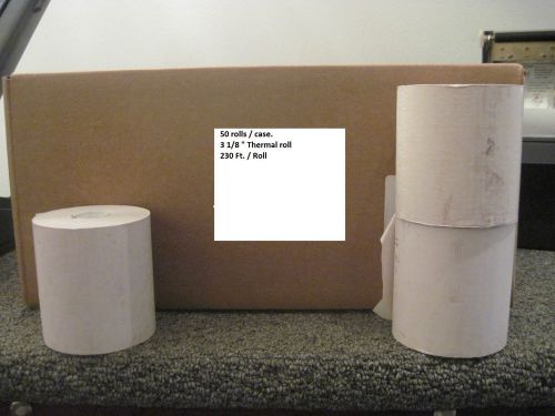 Paper Rolls, 3 1/8 &#034; Thermal , Receipt Rolls.