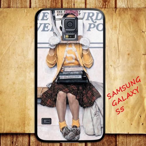 iPhone and Samsung Galaxy - Girl Magazine Vintage Norman Rockwell - Case