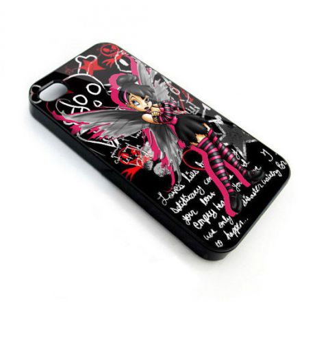 Tinker Bells Punk Emo Rocker iPhone Case Cover Hard Plastic DT21
