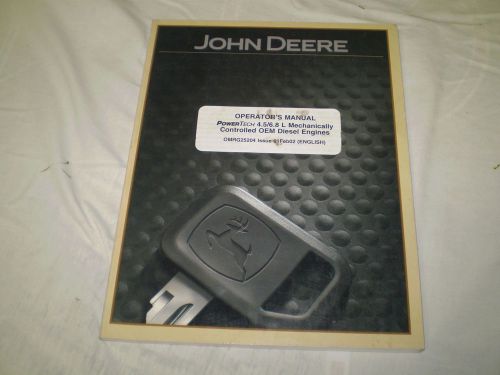 John Deere PowerTech 4.5/6.8 L Diesel Engine operators manual