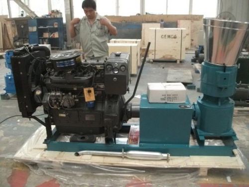 Pellet mill 35hp diesel engine pellet press  free shipping for sale