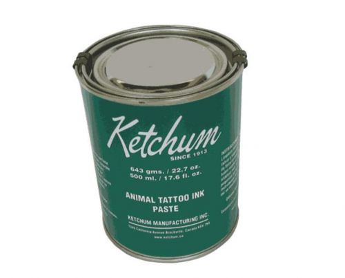 Ketchum tattoo ink green 22.7 oz identification clean livestock pets pigs for sale
