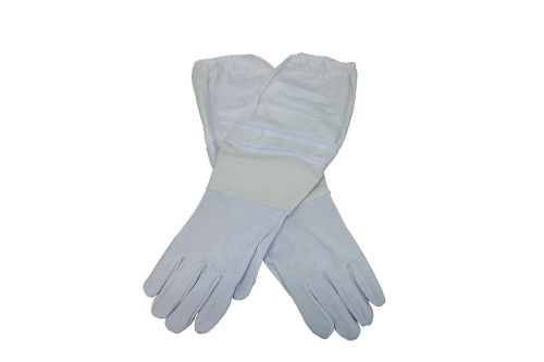 New XL Large Beekeeping Gloves, Goatskin Bee Keeping with vented sleeves VIVO