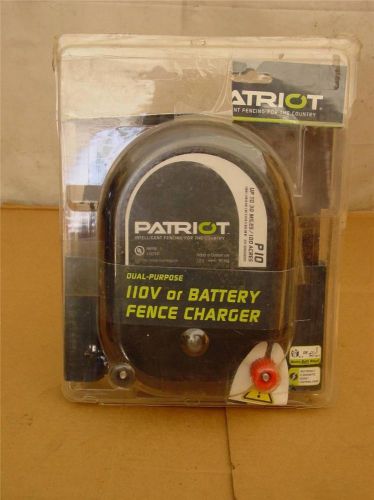 PATRIOT INTTELLIGENT FENCING - DUAL PURPOSE 110V OR BATTERY - P10 30 MILES 100 A